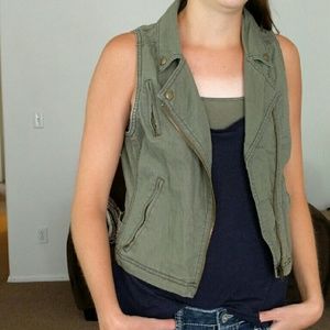 Maurices Jackets & Coats - Asymmetric Zip Military Vest Maurices Jackets & Coats - Asymmetric Zip Military Vest