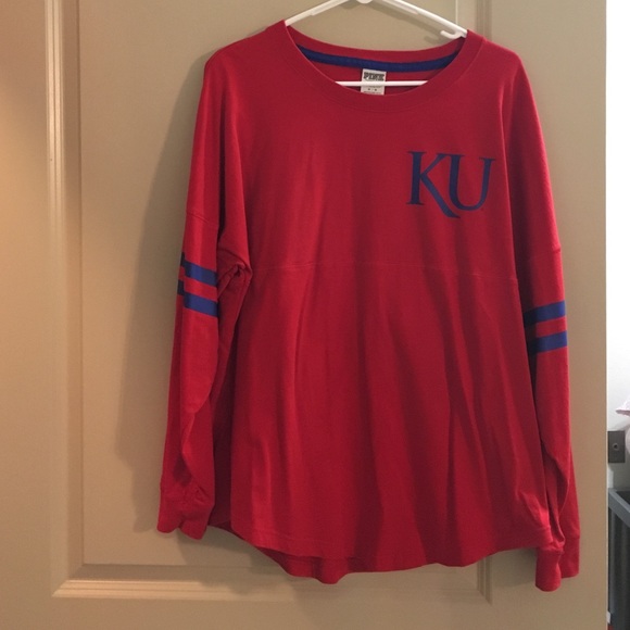 KU Crew Neck from Pink by Victoria's Secret