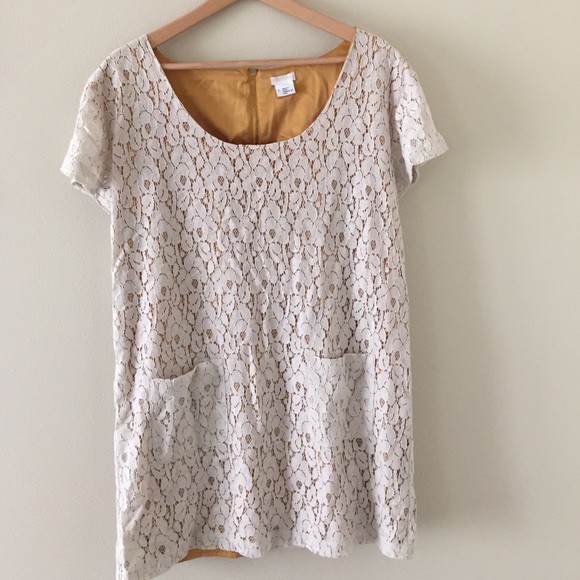 Urban Outfitters White Lace Dress