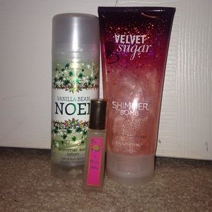 Juicy Couture and Bath & Body products