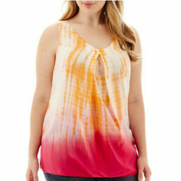StJ tye dye tank warm and cool combo