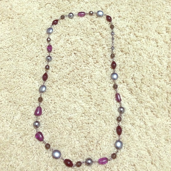 Purple Gray necklace