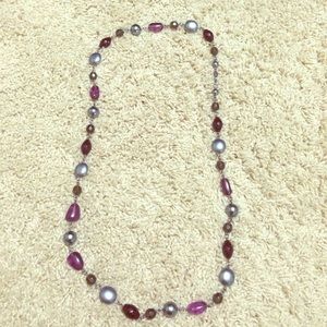 Purple Gray necklace