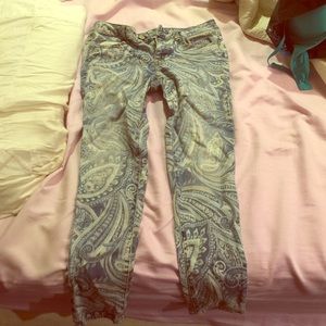 AE Super Stretch Print Jegging Size 8