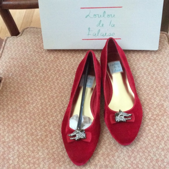 PRICE DROPLoulou de la Faliase flats size 9 NWT