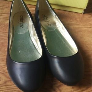 Black ballet flats women's sz 7