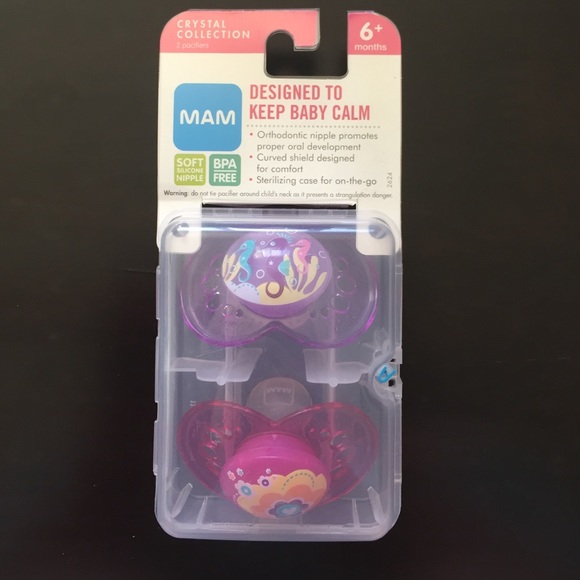 Crystal collection pacifiers