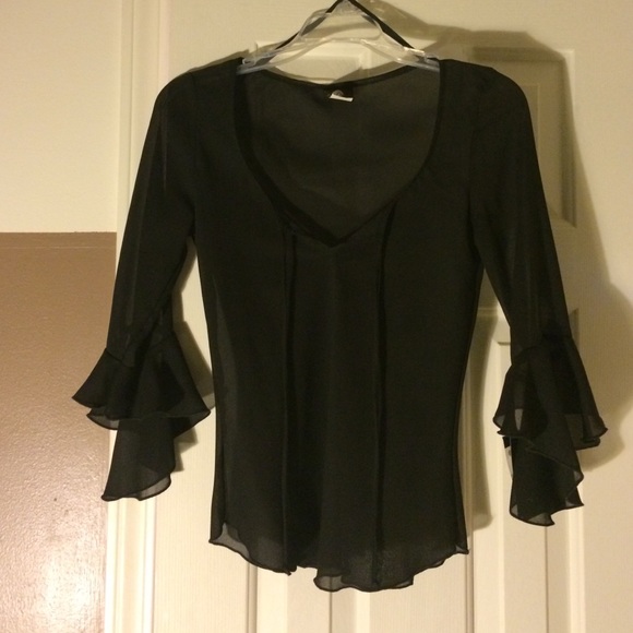 Little black blouse