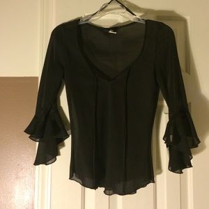 Little black blouse