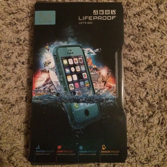 Teal lifeproof. iPhone 5s