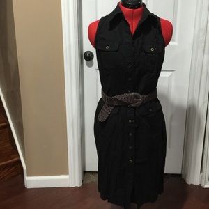 Black Linen Dress Jones New York Size 4