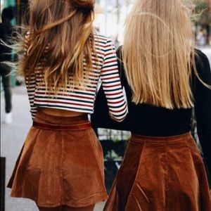 🔥🔥NWT Glamorous Cord A-Line Mini Skirt🔥🔥