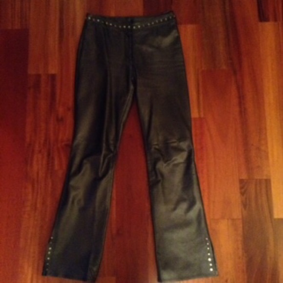 💯 Leather pants from CACHE