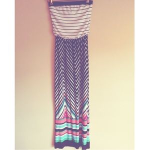 Strapless Maxi Dress