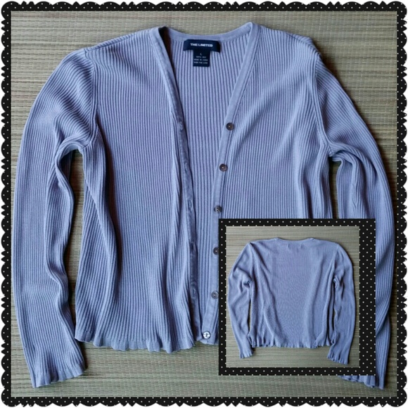 *The Limited-100% Silk Cardigan Sweater*