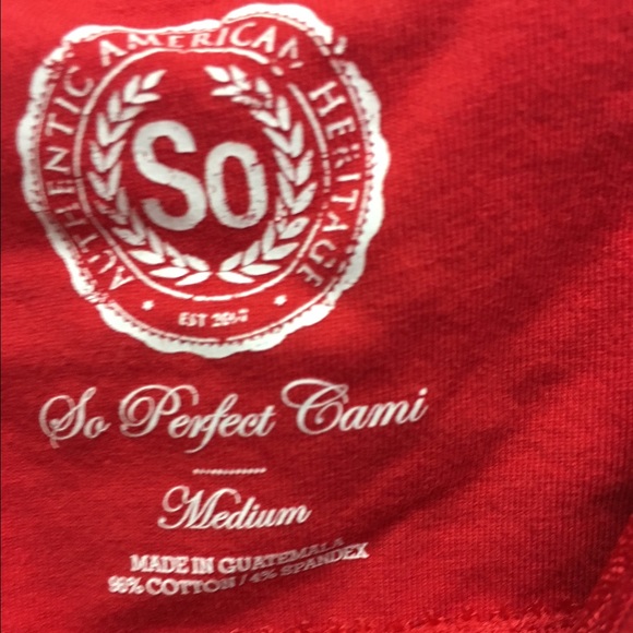 Red cami - Picture 3 of 3