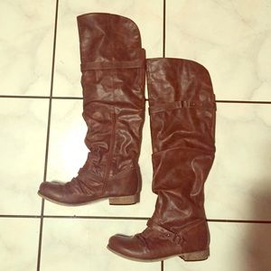 Carlos by Carlos Santana over the knee boots