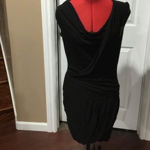 Drapery Black Dress From FRENCH CONNECTION -- xs
