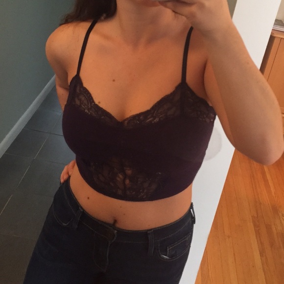 Free People Tops - Free people lacy crop top