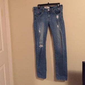 Hollister ripped jeans