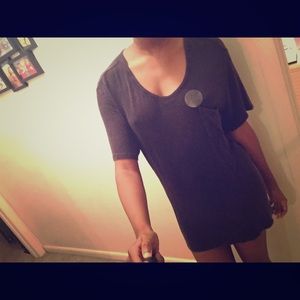 Black T shirt dress