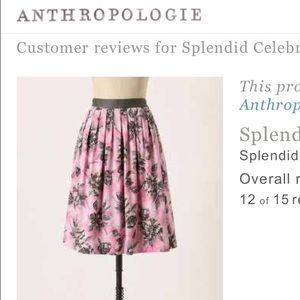 Anthropologie skirt