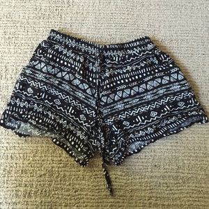 Aztec pattern shorts
