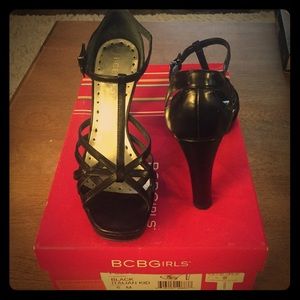 BCBG strappy heels!