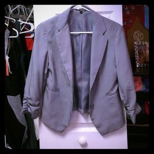 Silver blazer size 2 express