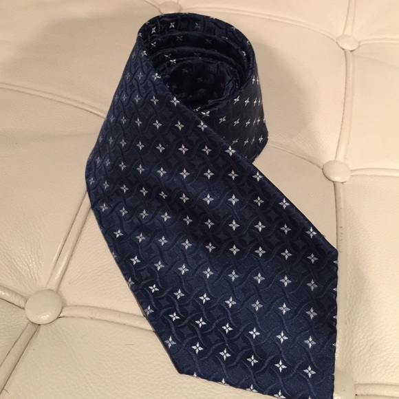 Stafford necktie. Blue and silver
