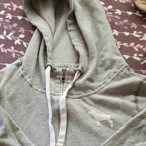 PINK high neck zip up jacket - Picture 3 of 3