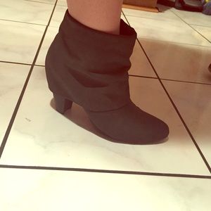 Booties great for leggings and sweater dresses