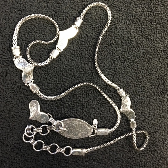 Silver Brighton looking belt