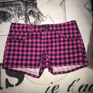 Abbey dawn plaid shorts
