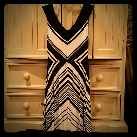 Bailey 44 Black and White Cocktail Dress