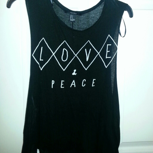 LOVE & PEACE MUSCLE SHIRT