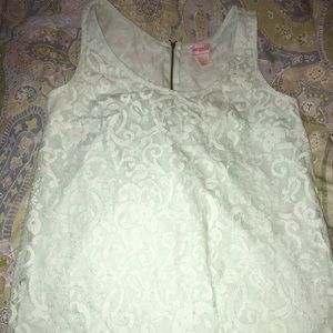H&m Lacey top mint green