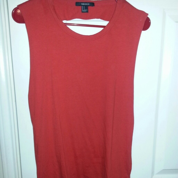 SEXY RED MUSCLE TEE