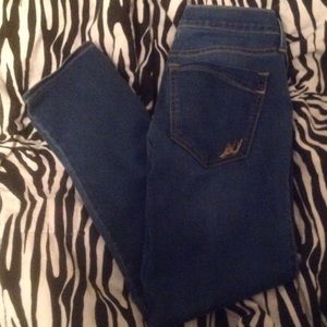 Express cropped jean legging