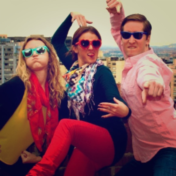 Turquoise Wayfarer Sunglasses
