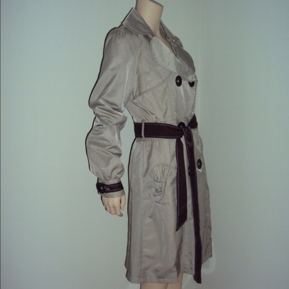 Tan Emphasis Spring Jacket with Heavy Stitch - Picture 2 of 4