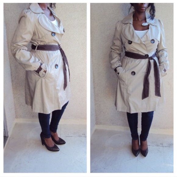 Tan Emphasis Spring Jacket with Heavy Stitch - Picture 3 of 4