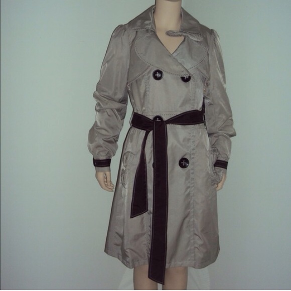 Tan Emphasis Spring Jacket with Heavy Stitch - Picture 4 of 4