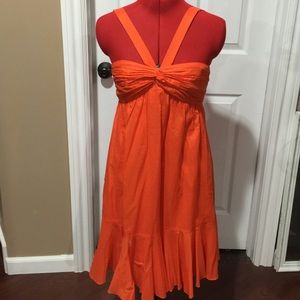GIANNI BINI Dress --- Orange/ Reddish Color