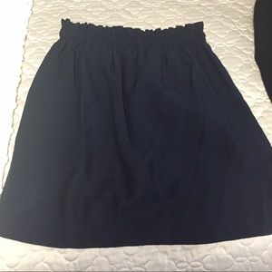 Navy J crew skirt