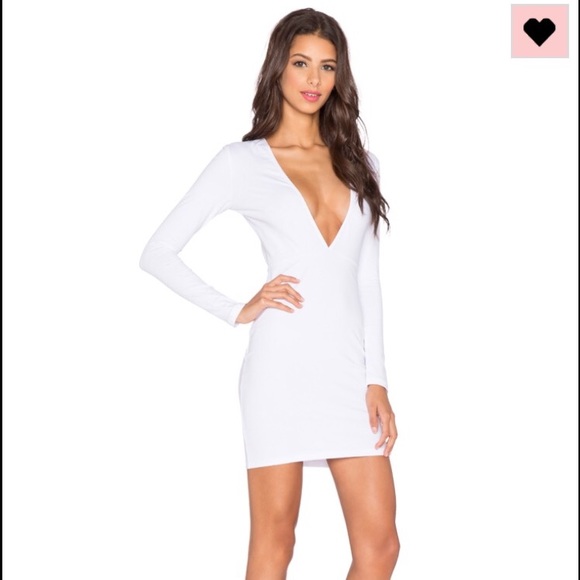 Sexy white mini maxi dress
