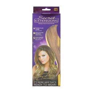 Curly Blonde Secret Extensions As Seen on TV! 💇🏼