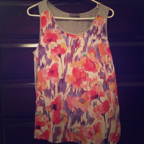 Brixon Ivy Sleeveless Floral Print Top