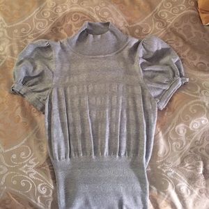 Grey/silver blouse