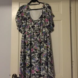 Skull and flower dress